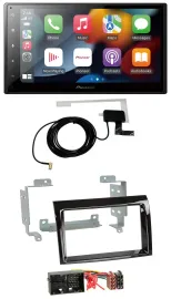 Pioneer MP3 USB Bluetooth DAB 2DIN Autoradio für Fiat Ducato Peugeot Boxer Citro
