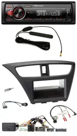 Автомагнитола для Honda Civic Pioneer 1 DIN, DAB, USB, MP3, поддержка управления с руля