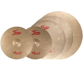 Набор тарелок для ударных Fame Audio Wizard Pack III 15" Hi-Hat, 18" Thin, 20" Thin, 22" Thin Ride, B20 бронза (набор, 5 шт.)