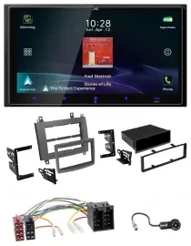JVC USB Bluetooth 2DIN DAB MP3 Autoradio für Cadillac CTS 2003-2007 SRX 2004-200