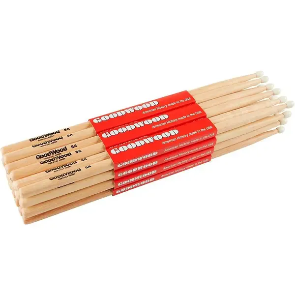 Барабанные палочки Goodwood Drum Sticks 5A Nylon (12 пар)