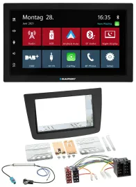 Blaupunkt MP3 Bluetooth DAB 2DIN USB Autoradio für Alfa Romeo Mito 08-14 955 ISO