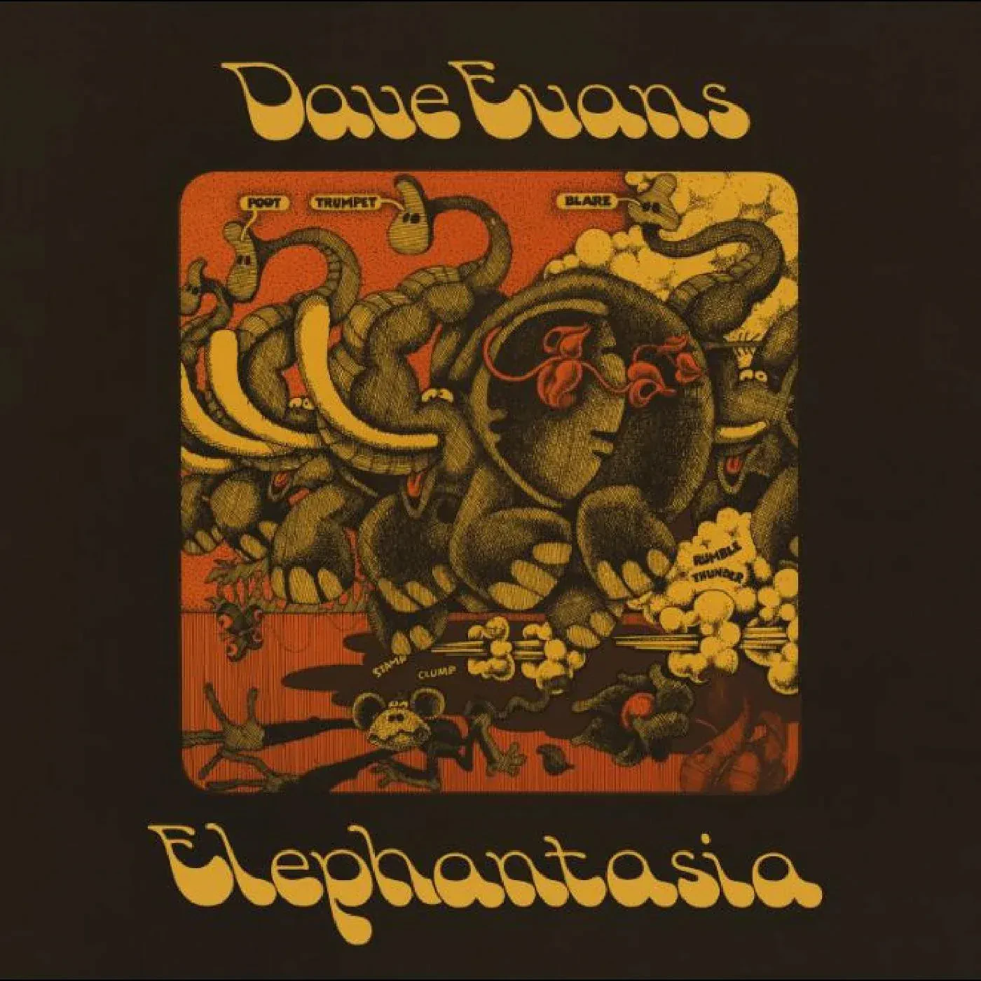 Виниловая пластинка Dave Evans – Elephantasia (Релиз 1972)