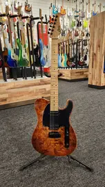 Электрогитара Suhr Firehouse Guitars Exclusive Modern T Waterfall Burl Maple Copperhead Burst