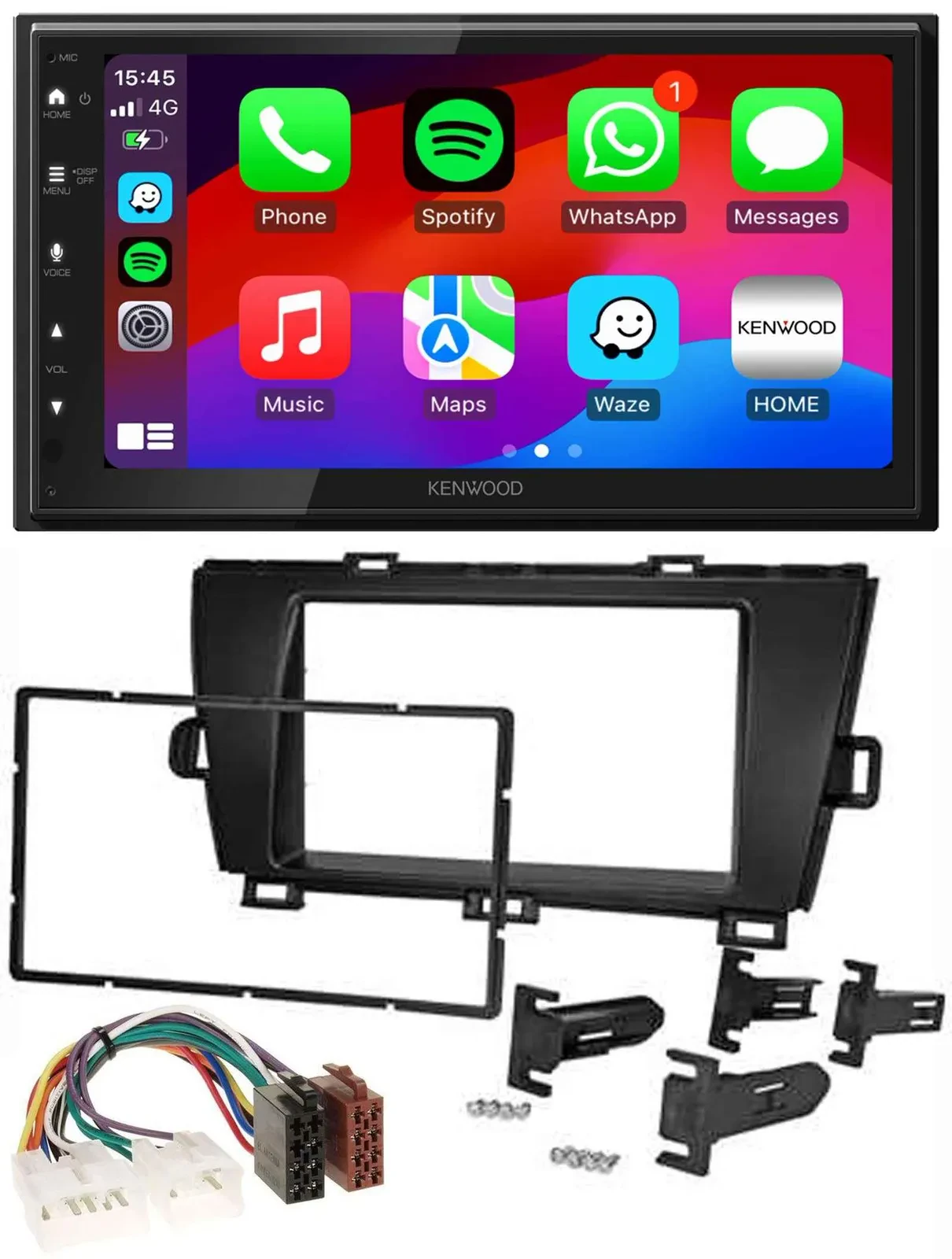 Автомагнитола для Toyota Prius (2009–2012) Kenwood 2DIN MP3 USB DAB Bluetooth