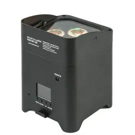 Vega BAT LED Scheinwerfer 4x12W Akkubetrieben RGBAWUV DMX XLR 3-pol Powerlink