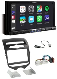 Alpine 2DIN DAB USB MP3 Bluetooth Autoradio für Hyundai ix20 ab 2010 man. Klima