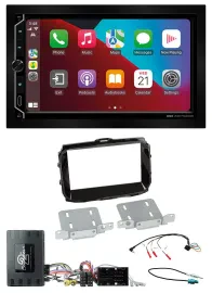 ESX 2DIN DAB USB Lenkrad Bluetooth Autoradio für Alfa Giulietta 14-21 Infoadapte