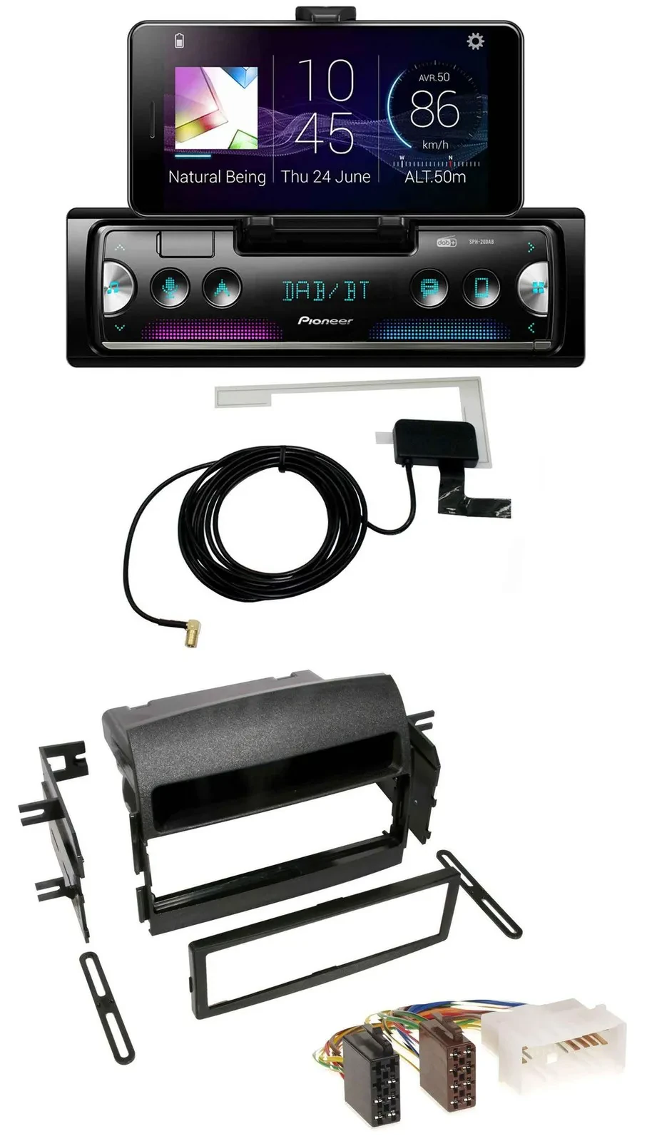 Pioneer DAB Bluetooth MP3 USB Autoradio für Hyundai Sonata (NF, 2005-2008)