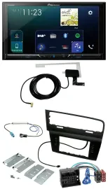 Pioneer 2DIN DAB USB MP3 Bluetooth Autoradio für VW Golf VII (ab 11/2012)