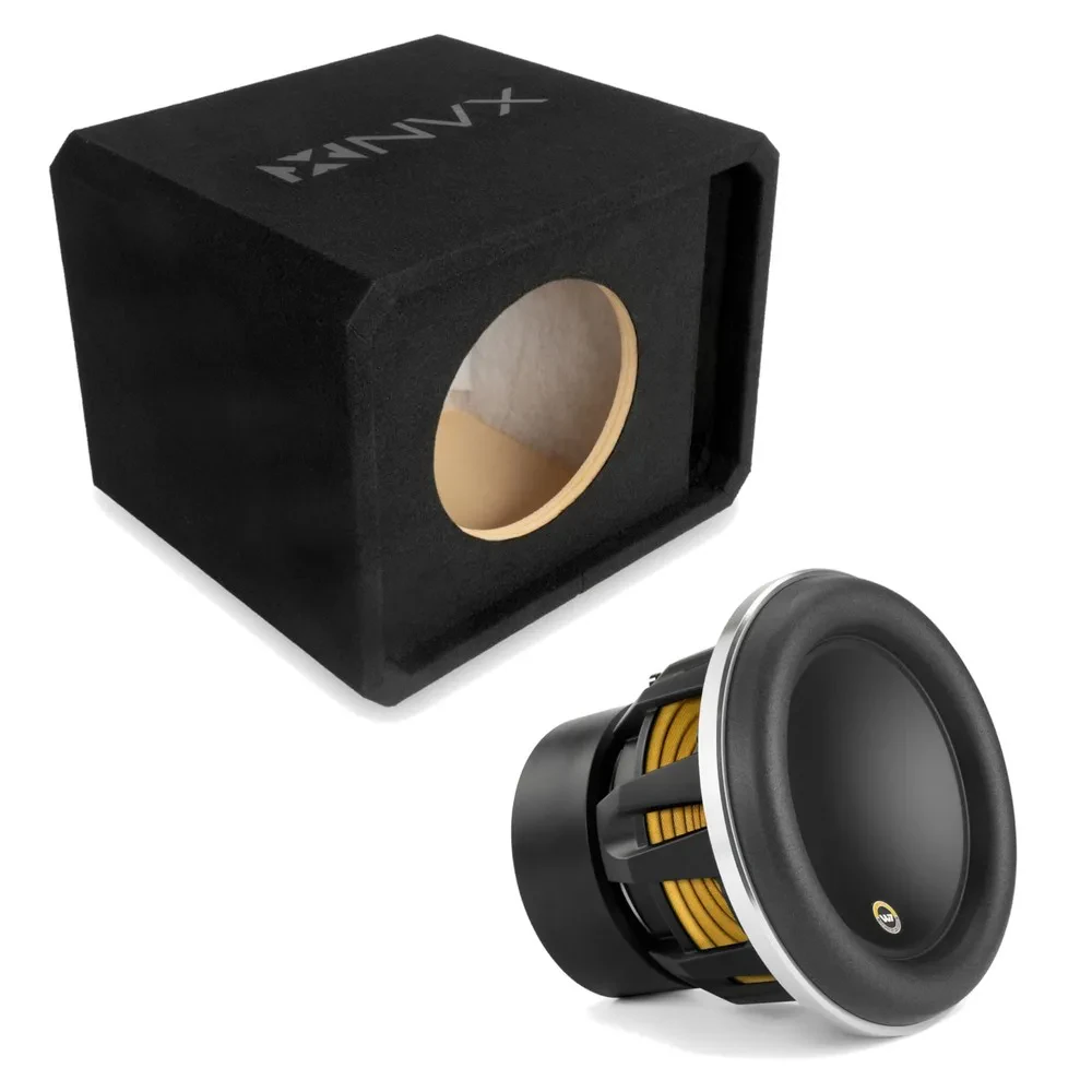 Корпус сабвуфера для авто NVX NE101P 10", щелевой порт, 3/4" MDF