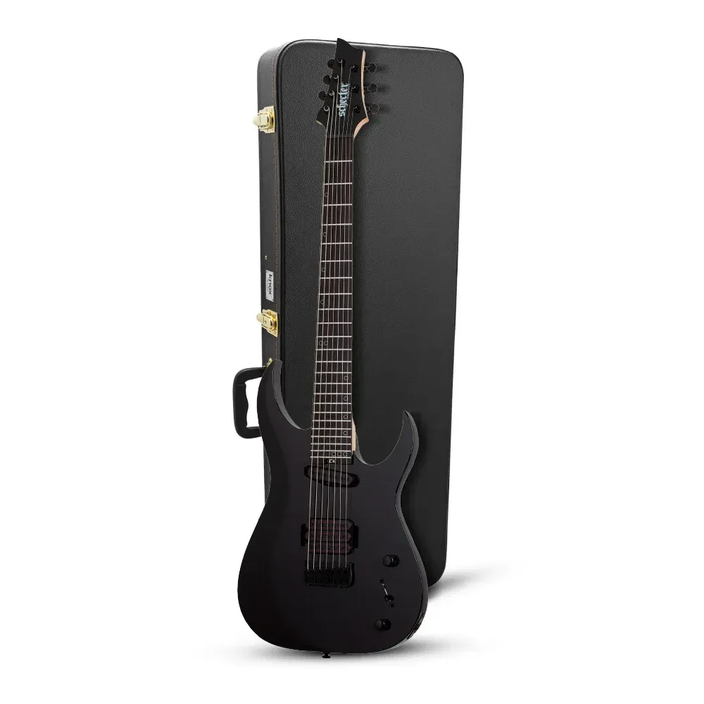 Schecter Sunset-6 Triad 6-String Guitar Left-Handed Gloss Black with Case