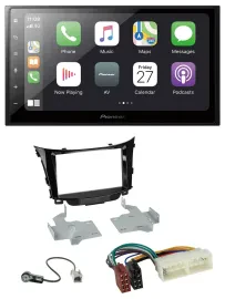 Автомагнитола Pioneer 2 DIN, MP3, Bluetooth, DAB, USB для Hyundai i30 (с 2017)