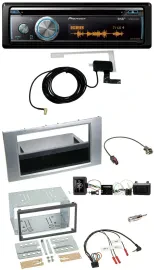 Автомагнитола Pioneer Bluetooth DAB USB CD для Ford Kuga 2008–2012, серебристая