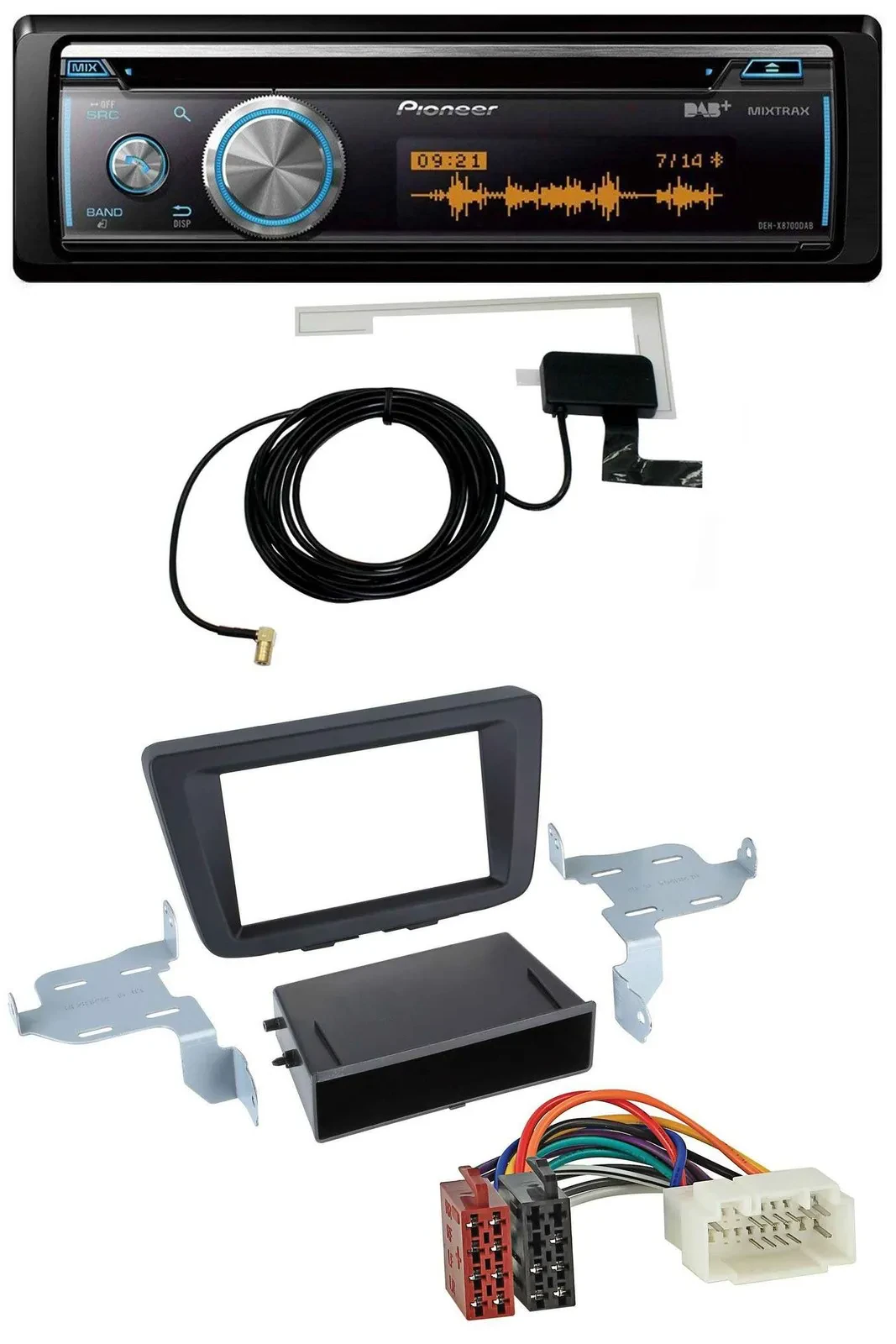 Автомагнитола для Suzuki Baleno (EW, с 2016) Pioneer Bluetooth, DAB, CD/USB, MP3