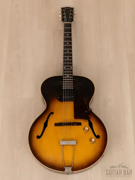 Полуакустическая электрогитара Gibson ES-125 Vintage Archtop Guitar Sunburst USA 1962 w/ P-90, Case