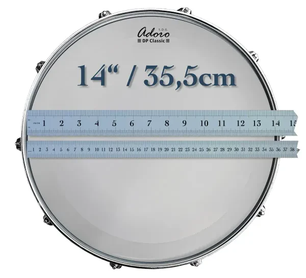 Пластик для барабана Adoro ADPC-CL-14 DP Classic Clear