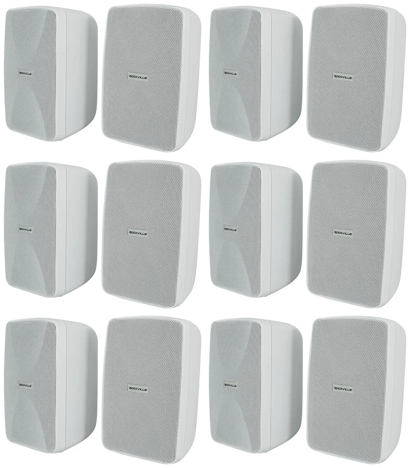 Настенная акустика Rockville WET-40W White 4" 35W (12 штук)