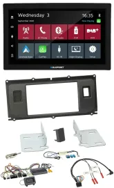 Blaupunkt DAB Bluetooth USB Lenkrad 2DIN Autoradio für Land Rover Evoque Blindst