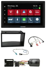 Blaupunkt Lenkrad Bluetooth DAB 2DIN USB Autoradio für VW Polo Passat Quadlock