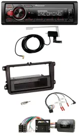 Pioneer USB Lenkrad DAB Bluetooth Autoradio für Skoda Fabia 5J 2007-2014