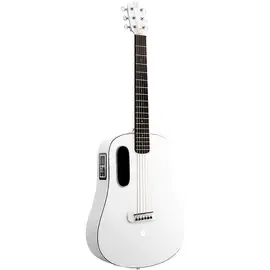 Электроакустическая гитара LAVA MUSIC Blue Lava Touch Acoustic-Electric Guitar With Airflow Bag Sail White