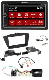 Blaupunkt 2DIN USB DAB Lenkrad Bluetooth TMC Navigation für Hyundai ix35 ab 2013