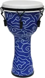 Джембе YUKA DJPK-10SWBL 10", винтовая настройка, синтетическая мембрана, корпус PVC