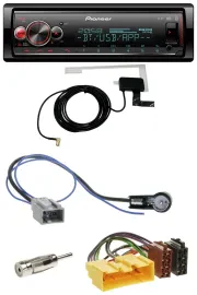 Автомагнитола для Mazda 2 (DY, 2003-2007) Pioneer Bluetooth, DAB, USB, MP3