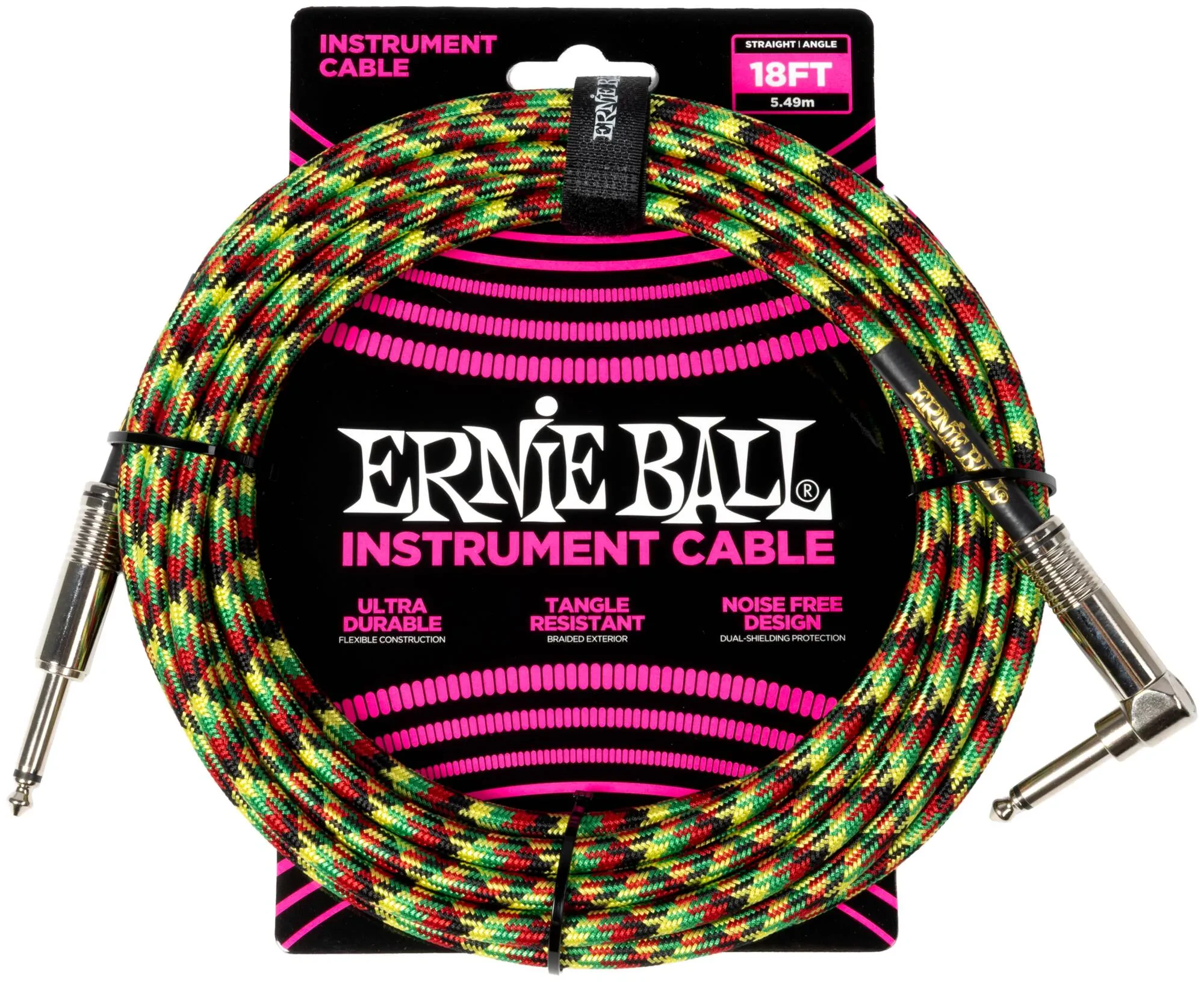 ERNIE BALL 6483, 5.49м - Инструментальный кабель