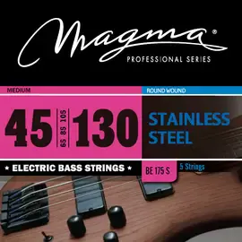 Струны для 5-струнной бас-гитары 45-130 Magma Strings BE175S