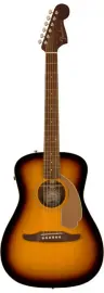 Fender California Series Malibu Player Parlor Acoustic Electric, Sunburst - Demo