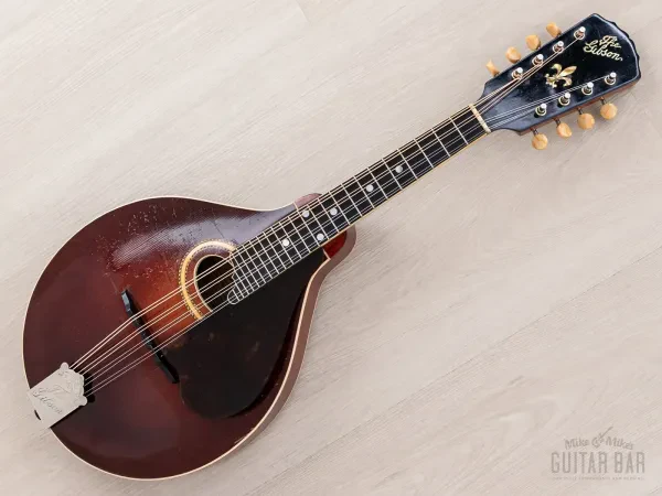 1919 Gibson Style A-4 Vintage A-Style Carved Top Mandolin w/ Case