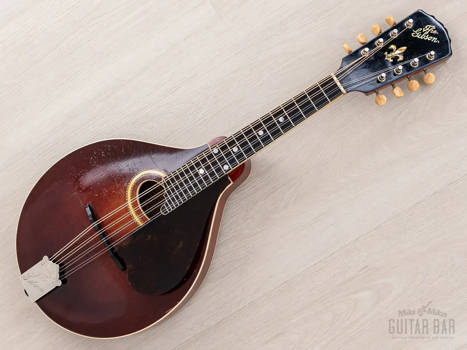 1919 Gibson Style A-4 Vintage A-Style Carved Top Mandolin w/ Case