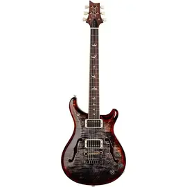 Электрогитара полуакустическая PRS McCarty 594 Hollowbody II Pattern Vintage Neck Charcoal Cherry Burst