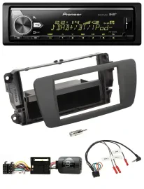 Автомагнитола для Seat Ibiza Pioneer Bluetooth USB DAB серый