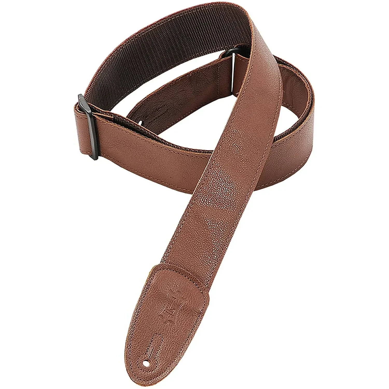 Ремень для гитары Levy's M7GP Tri Glides Garment Leather Brown