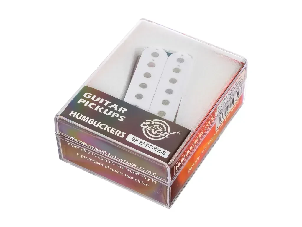 Звукосниматель для электрогитары Belcat BH-22-7-P-WH-B Bridge White