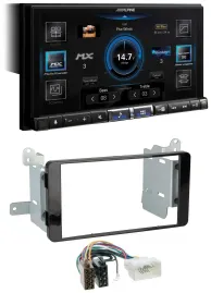 Alpine DAB 2DIN USB Bluetooth MP3 Autoradio für Fiat Fullback Mitsubishi L200 ab