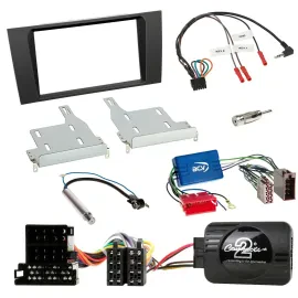 Radioset Lenkradadapter Doppel DIN Autoradio für Audi A4 99-01 Aktivsystem