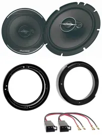 Pioneer 16,5cm 3-Wege 320Watt Lautsprecher für VW Fox Lupo Polo Fronttür Auto Bo
