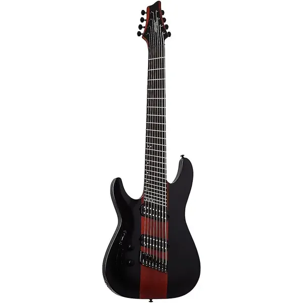 Электрогитара Schecter C-8 Multiscale Rob Scallon Left-Handed HH Satin Dark Roast