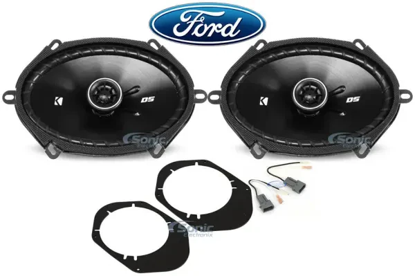 1997-1998 Ford Expedition Kicker 6x8" Rear Factory Speaker Replacement Kit