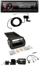 Автомагнитола для FIAT Fiorino Pioneer USB, DAB, Bluetooth, совместима с кнопками на руле