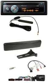 Pioneer CD USB Bluetooth DAB Lenkrad Autoradio für Ford Focus Mondeo schwarz