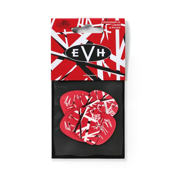 Медиаторы Dunlop EVH102P100 EVH Tortex Frankenstein 1.0 (6 штук)