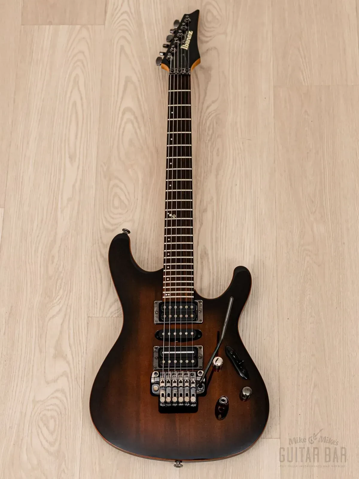 Электрогитара Ibanez Prestige S5470 S-Series HSH Transparent Black Sunburst Japan 2009