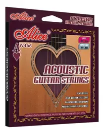 Струны для акустической гитары Alice AW466-SL Phosphor Bronze 11-52