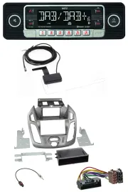 Dietz DAB Bluetooth USB MP3 Autoradio für Ford Transit Connect mit Display 12-18