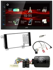 JVC USB Bluetooth Lenkrad DAB 2DIN Autoradio für Subaru ForesterSJ Impreza XV